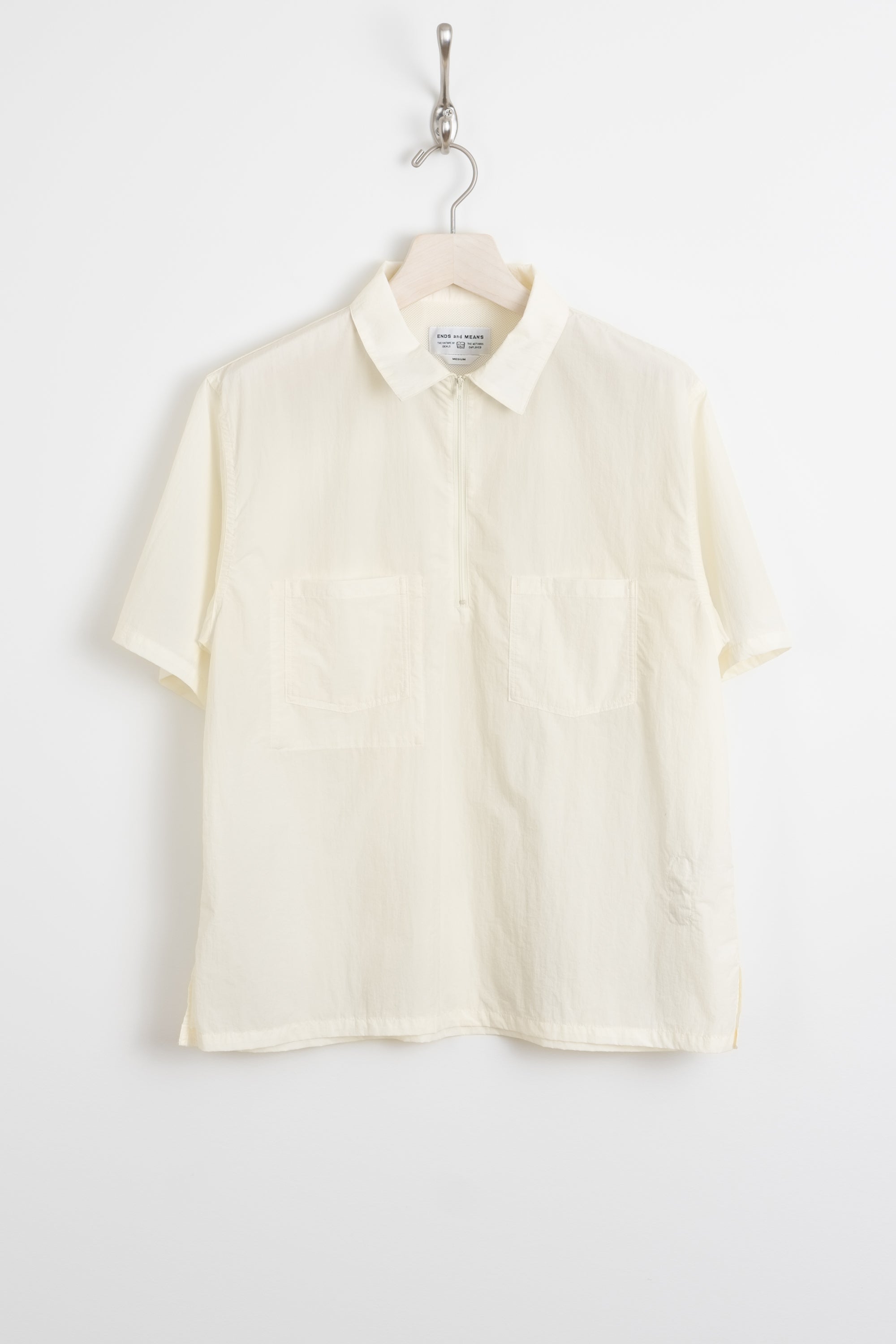 ENDS and MEANS P/O Zip Shirts - Off White | Garmentory