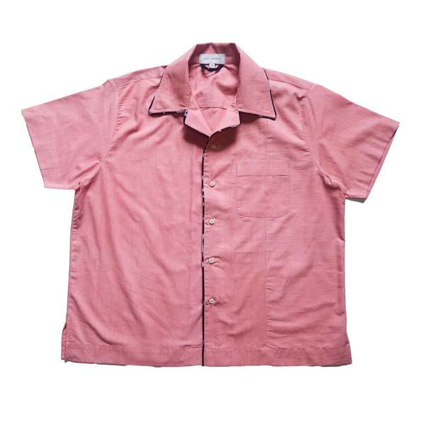 Post-Imperial IJEBU SHORT SLEEVE CAMP SHIRT - Salmon