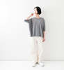 Veritecoeur Cotton Silk Cashmere Knit Pullover - Grey - Thumbnail 1
