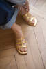 Anne Thomas Gabrielle Sandals - Gold - Thumbnail 7
