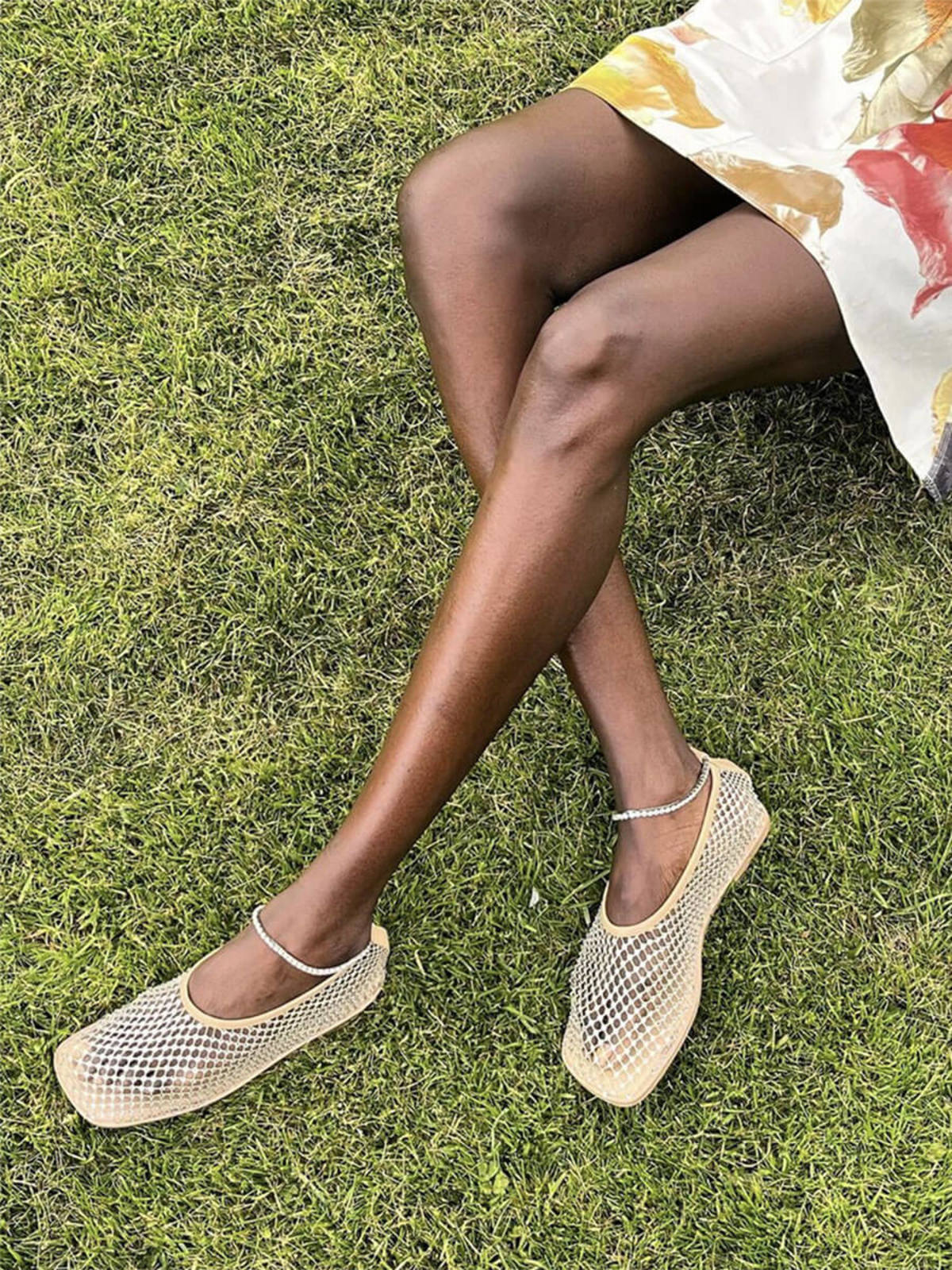 Stine Goya SGReelo Crystal Ballerinas - Sand | Garmentory Stine Goya SGReelo Crystal Ballerinas - Sand | Garmentory