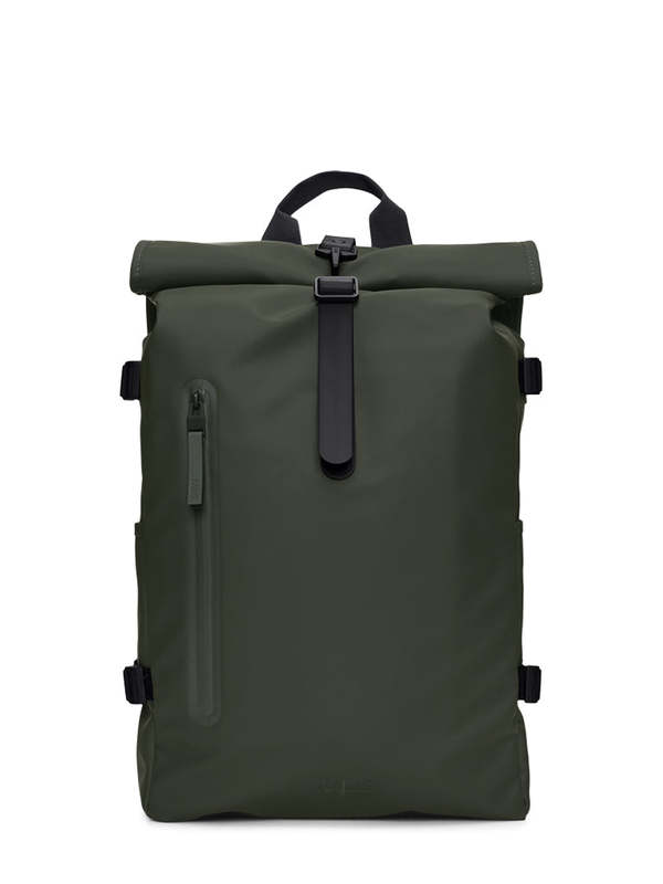 Rains Large Rolltop Backpack - Green