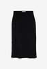 Armedangels Maalin Slim Fit Organic Cotton Knit Skirt - Black - Thumbnail 6
