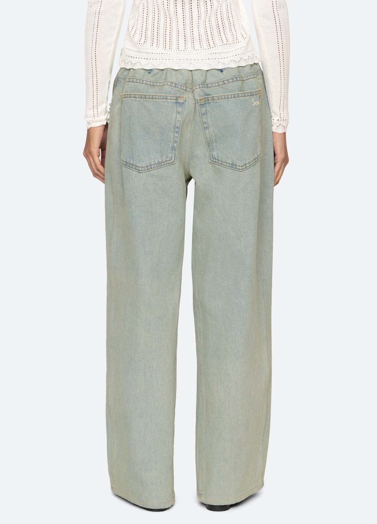 （US発）Sea NEW YORK Perlette デニムバギージーンズ Sea NY Perlette Jeans | Garmentory