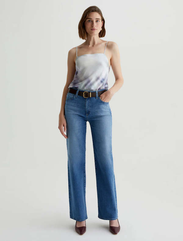 AG Jeans Kora High Rise Wide Leg Jean - Fortunate