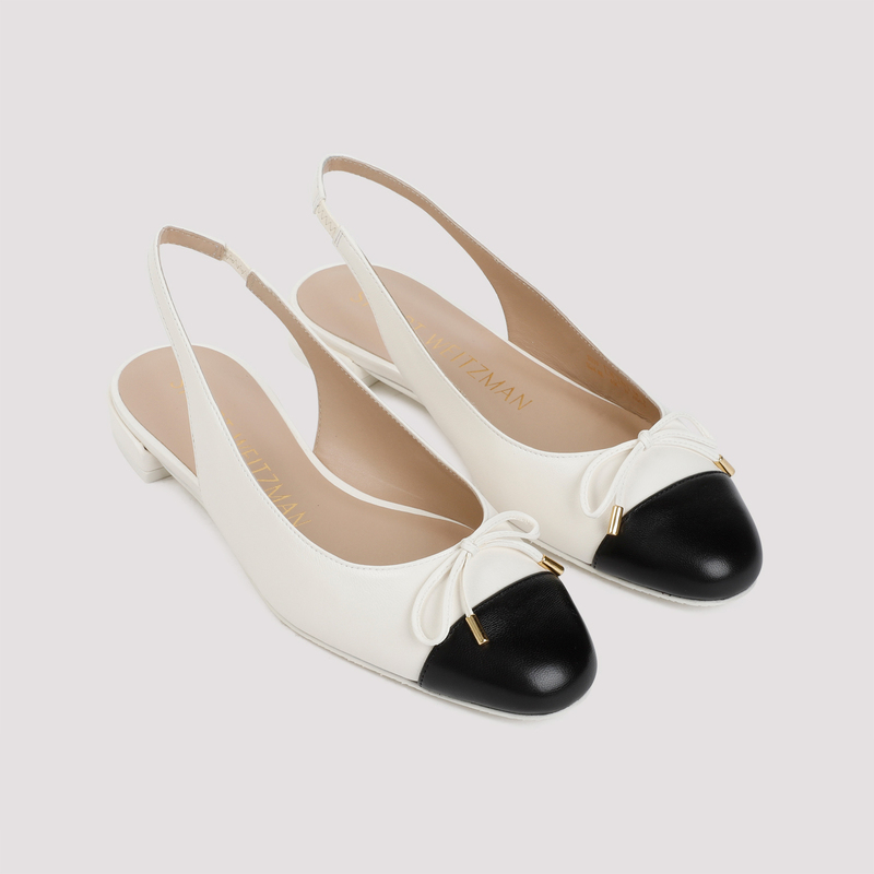サンダル・ミュール Stuart Weitzman SS25 SLEEK BOW SLINGBACK FLAT (SJ593 XDO) Sleek Bow Slingback Flat | Stuart Weitzman | Stuart Weitzman