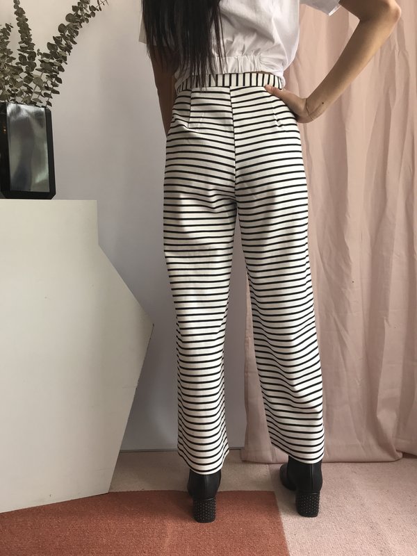 Compania Fantastica Olive Pants - Rayé Compania Fantastica Olive Pants - Rayé