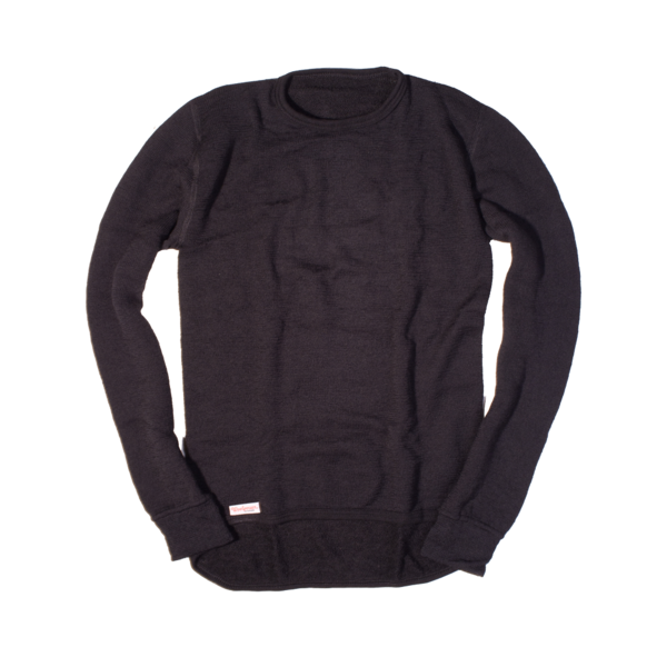 Woolpower 200g Crewneck Sweater, Black Woolpower 200g Crewneck Sweater, Black