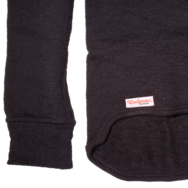 Woolpower 200g Crewneck Sweater, Black Woolpower 200g Crewneck Sweater, Black
