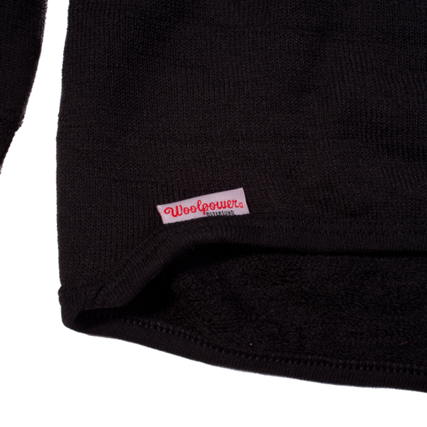 Woolpower 200g Half Zip, Black Woolpower 200g Half Zip, Black