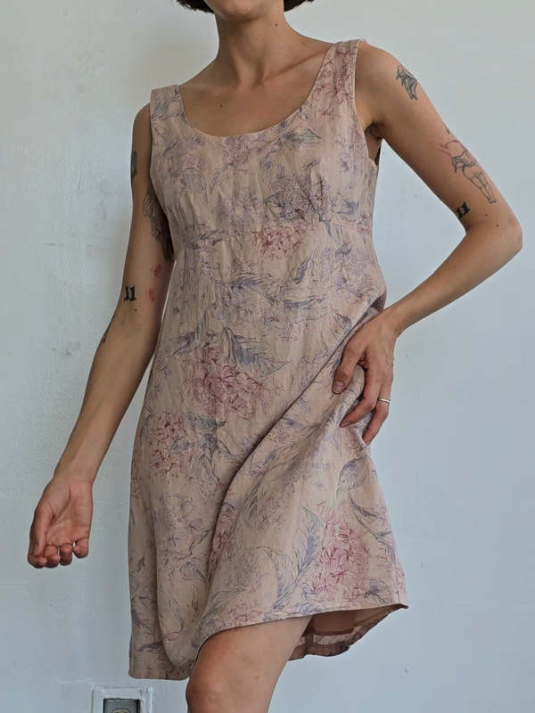 a line dresses with long sleeves Vintage 90s Floral Ditsy Laura Ashley Dress main image 0