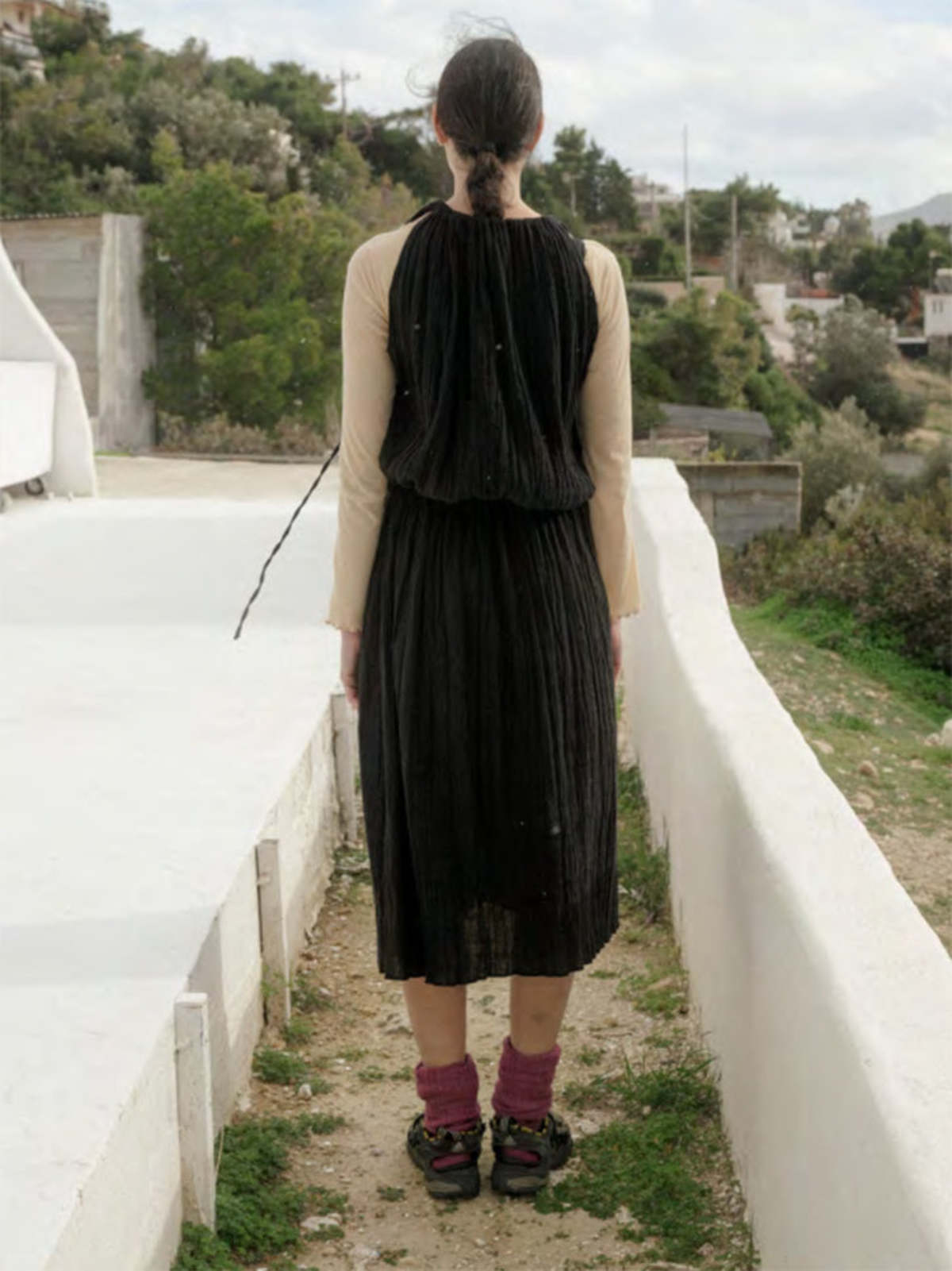 base range(ベースレンジ) Diph Dress Black Baserange Diph Dress - Black | Garmentory