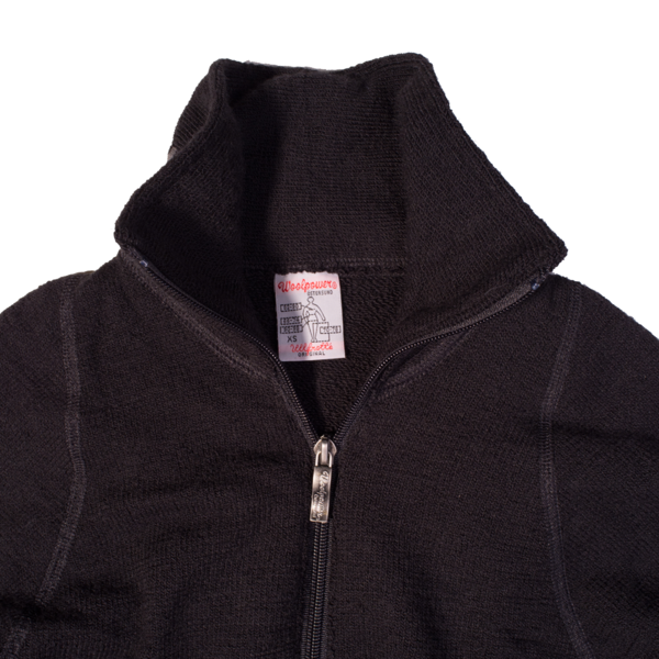 Woolpower 400g Full Zip Jacket, Black Woolpower 400g Full Zip Jacket, Black