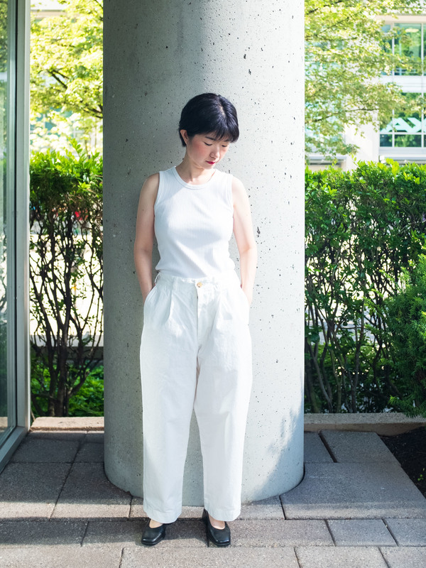 Veritecoeur Easy Pants - Off White | Garmentory