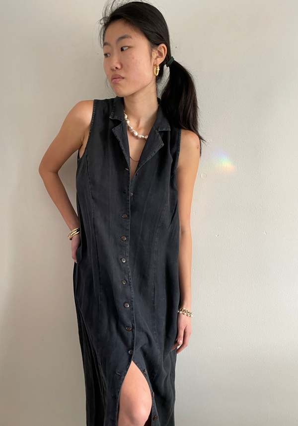 maxi dresses for bridesmaids MADISON Satin Longsleeve Bridesmaids Maxi Dress with Side Split