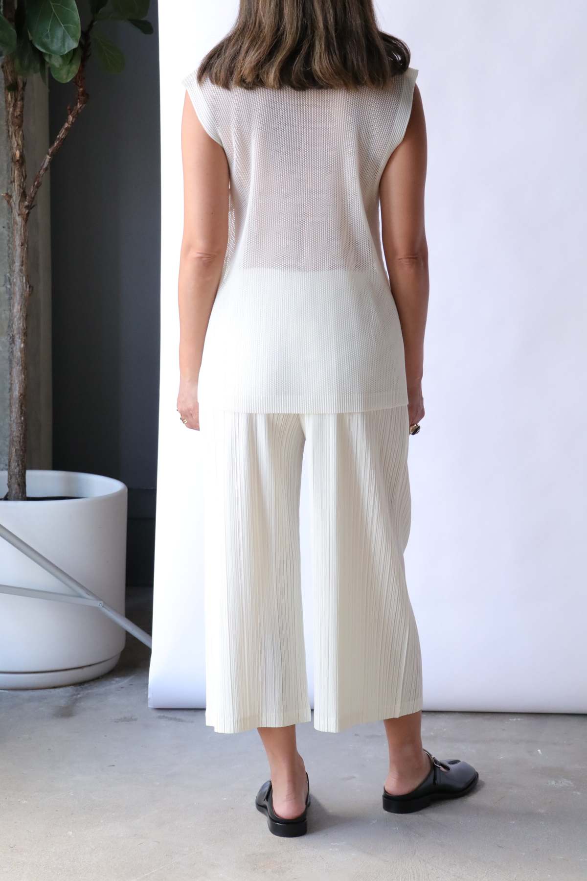 Pleats Please Issey Miyake Thicker Bottoms 1 - Off White | Garmentory