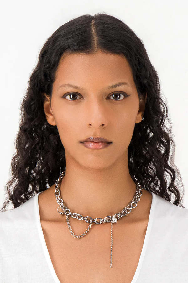 Justine Clenquet Lucy Necklace - Silver | Garmentory