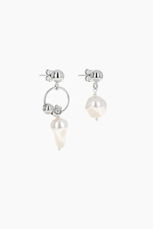 Justine Clenquet Richie Earrings - Silver | Garmentory