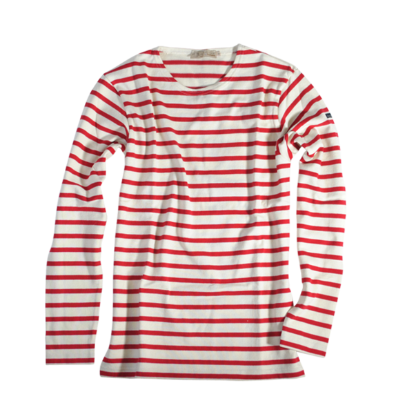 Aviron Fair Trade Cotton Shirt, Nature / Red Aviron Fair Trade Cotton Shirt, Nature / Red