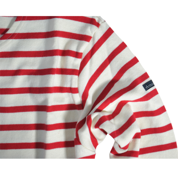 Aviron Fair Trade Cotton Shirt, Nature / Red Aviron Fair Trade Cotton Shirt, Nature / Red