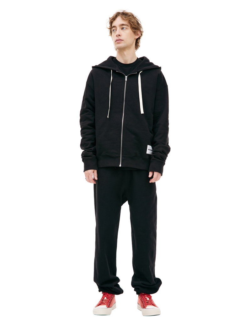Jil Sander Zip Up Hoodie - Black | Garmentory