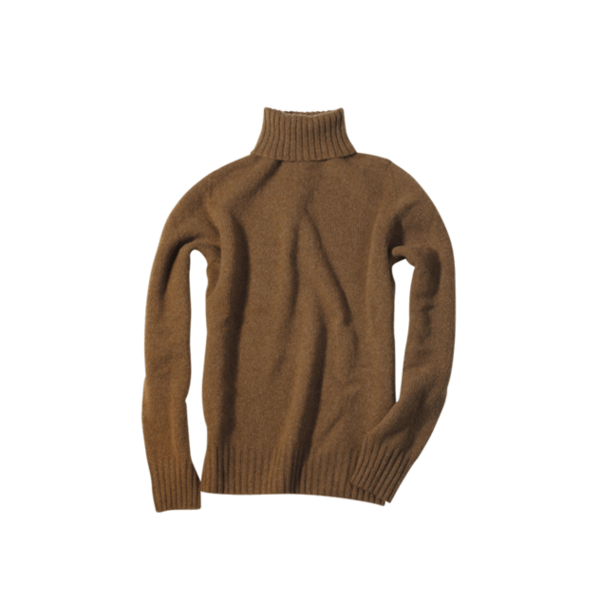 Cashmere/Merino Turtleneck Sweater, Corteccia Cashmere/Merino Turtleneck Sweater, Corteccia