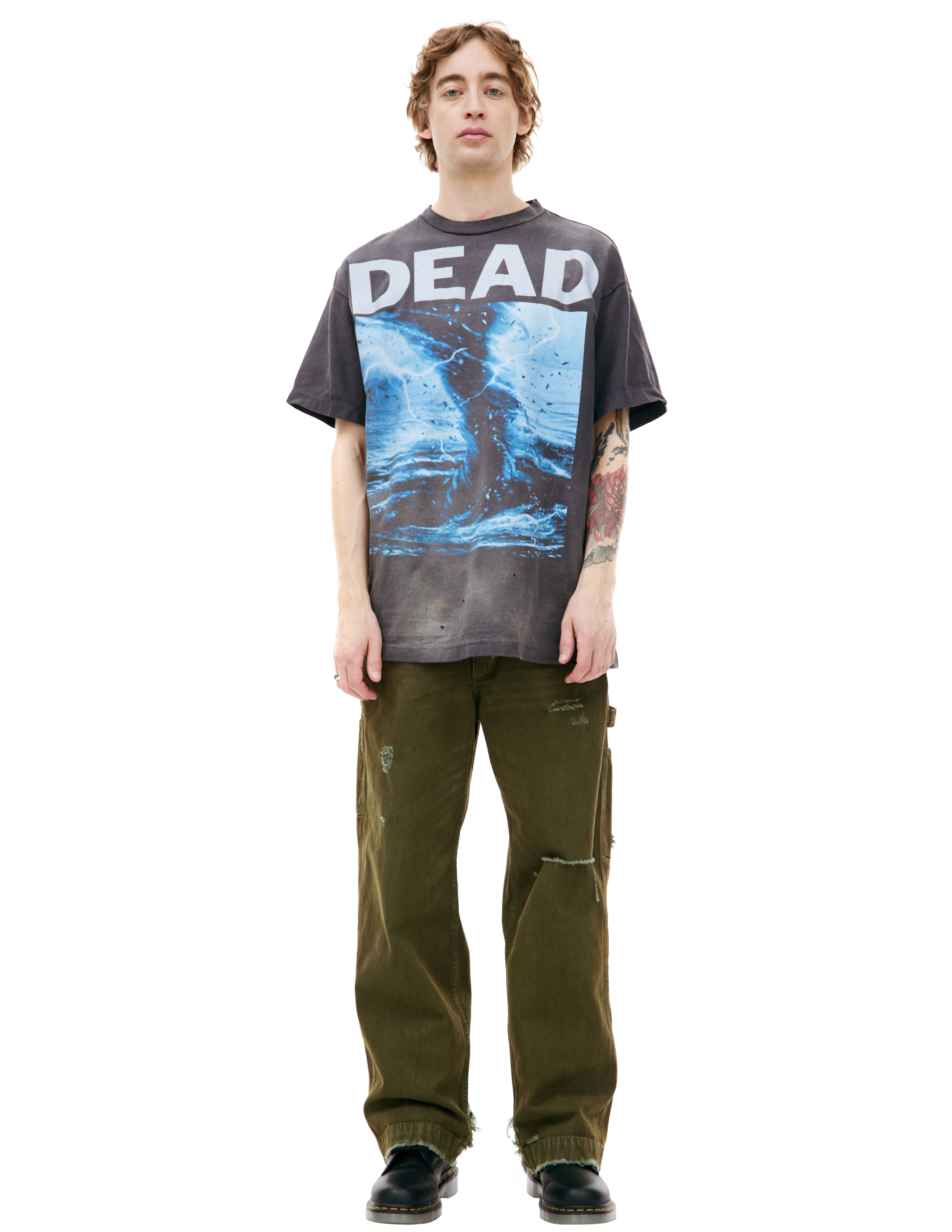 Saint Mxxxxxx Dead Printed T-shirt | Garmentory