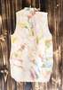 Berenik HANDPAINTED LONG SLEEVELESS VEST/DRESS - creme painted - Thumbnail 4