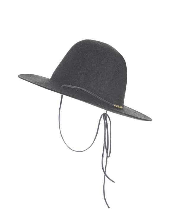 Felt-Hat-with-Leather-Cord--  display picture 1
