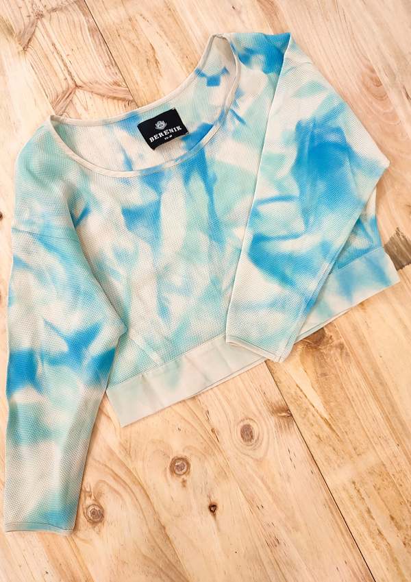 Berenik HANDPAINTED SWEATER - MESH creme painted