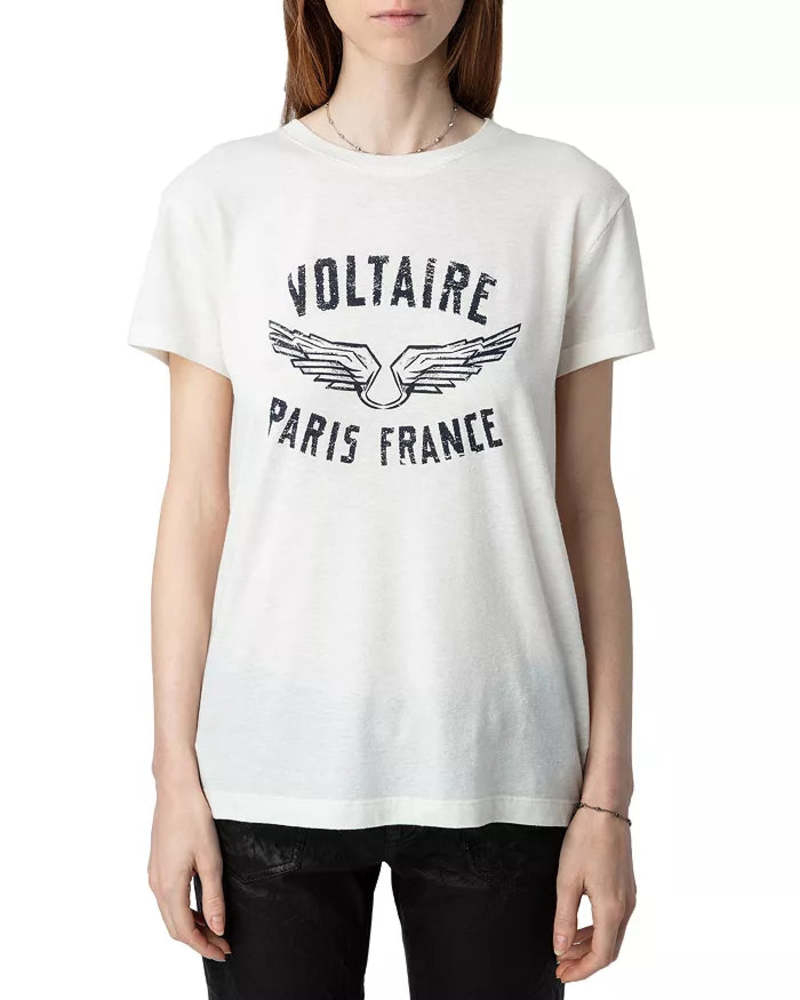 Tシャツ・カットソー ZADIG & VOLTAIRE Men T-shirt White JMTS01710 107 ZADIG & VOLTAIRE: T-shirt men - White | Zadig & Voltaire t