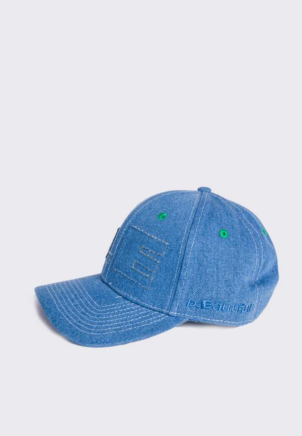 b.Eautiful b.E Hat デニム キャップ b.eautiful b.E Hat - Denim | Garmentory