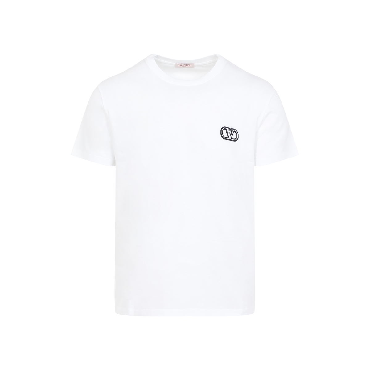 ラグジュアリー♪【VALENTINO】Vロゴ トーナルTシャツ Valentino // White V Logo Boxy T-Shirt – VSP Consignment