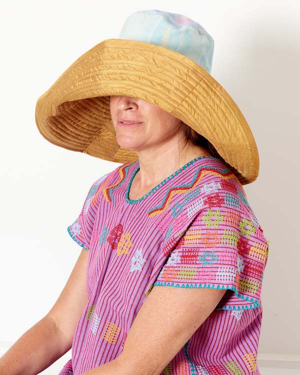 Romualda ‘Picnic’ Grande Hat Romualda Picnic Grande Hat with Straps – o main image 3