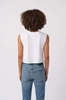 amo denim Sleeveless Babe Tee - White - Thumbnail 4