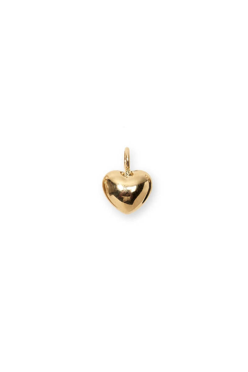 Lizzie Fortunato Fine Heart Charm - Gold Lizzie Fortunato Fine Heart Charm - Gold