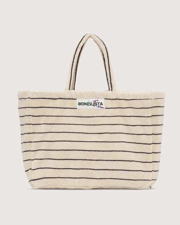 Bongusta Naram Weekend Bag - Creme/Ink | Garmentory