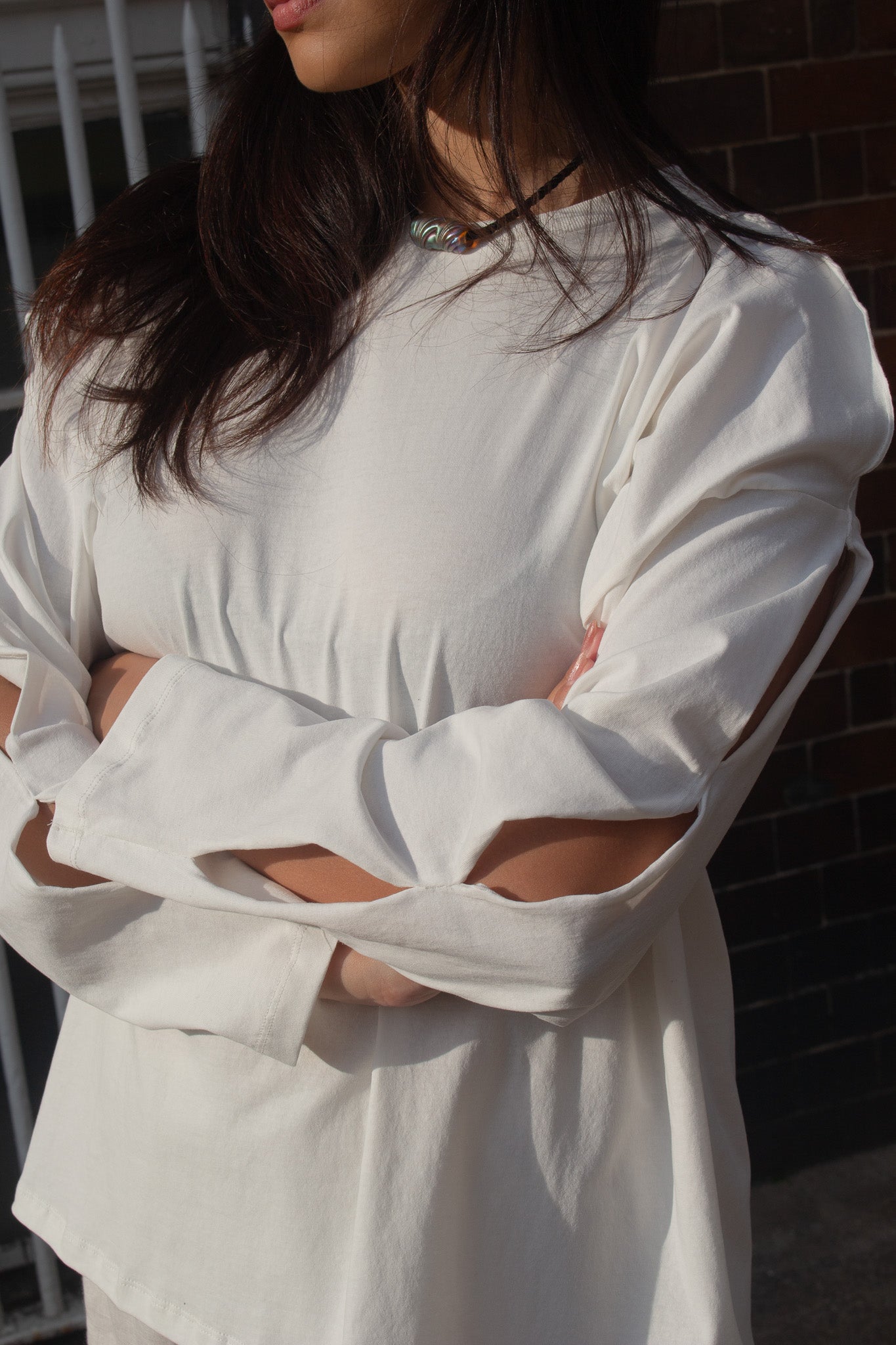 トップス BASERANGE PIN LONG SLEEVE TEE Pin Long Sleeve Tee in Assortment | Regenerative cotton