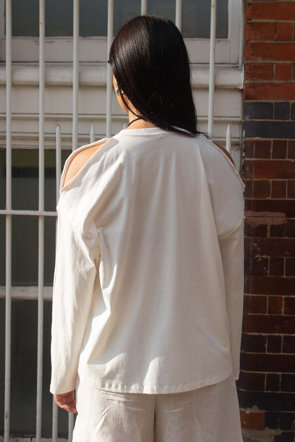 トップス BASERANGE PIN LONG SLEEVE TEE Pin Long Sleeve Tee in Assortment | Organic cotton jersey