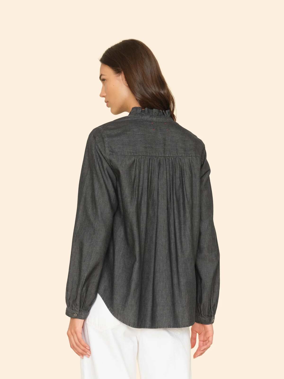 Xirena Caspian Top - Graphite - Image 3 of 4