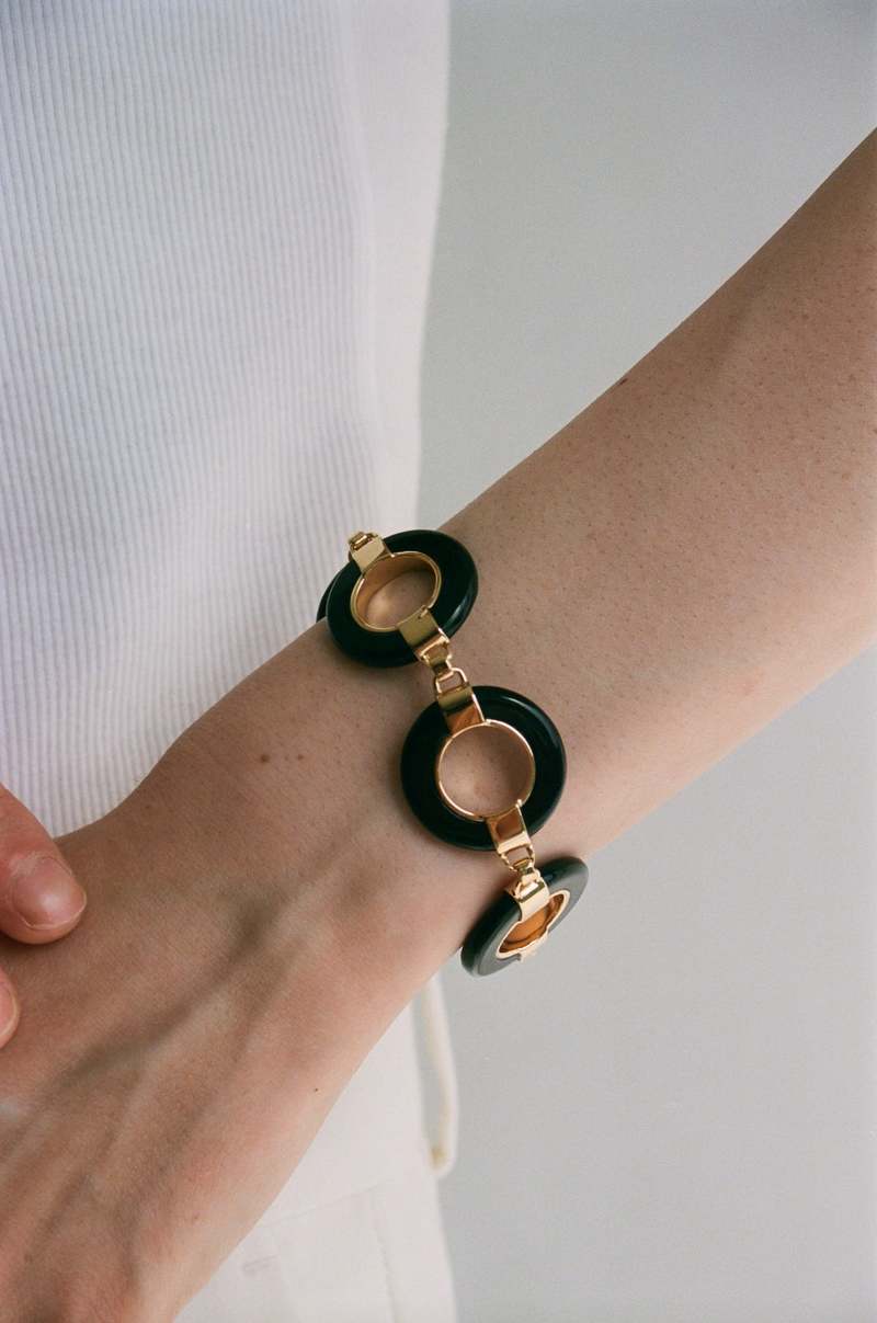 Adorn Moon Horn Bracelet - Gold Vermeil