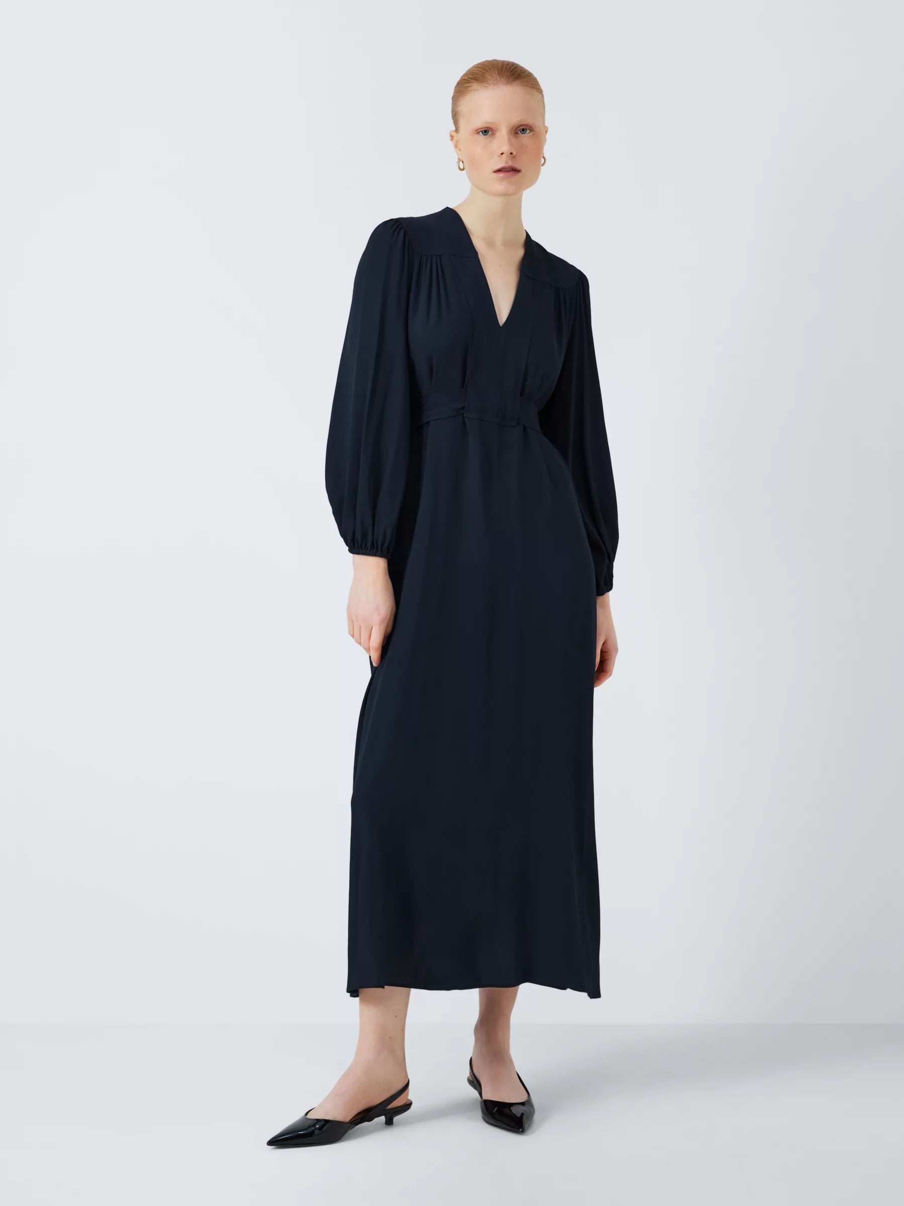 WEEKEND MAX MARA ELISIR MIDI-DRESS NAVY