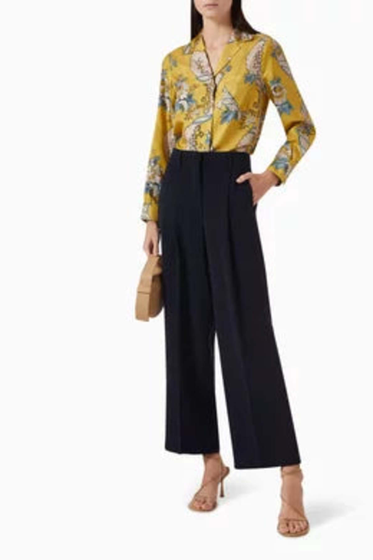 WEEKEND MAX MARA STRAIGHT LEG PANTS - NAVY | Garmentory