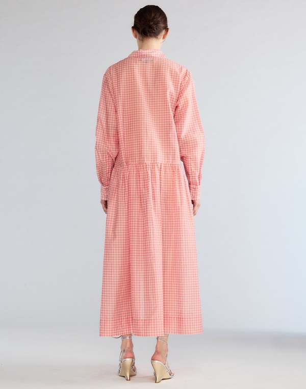 Cynthia Rowley Geneva Silk Cotton Shirt Dress - PNKGNH Cynthia Rowley Geneva Silk Cotton Shirt Dress - PNKGNH