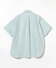 Beams Boy Big Button Down Short Sleeve Shirt - Green - Thumbnail 2