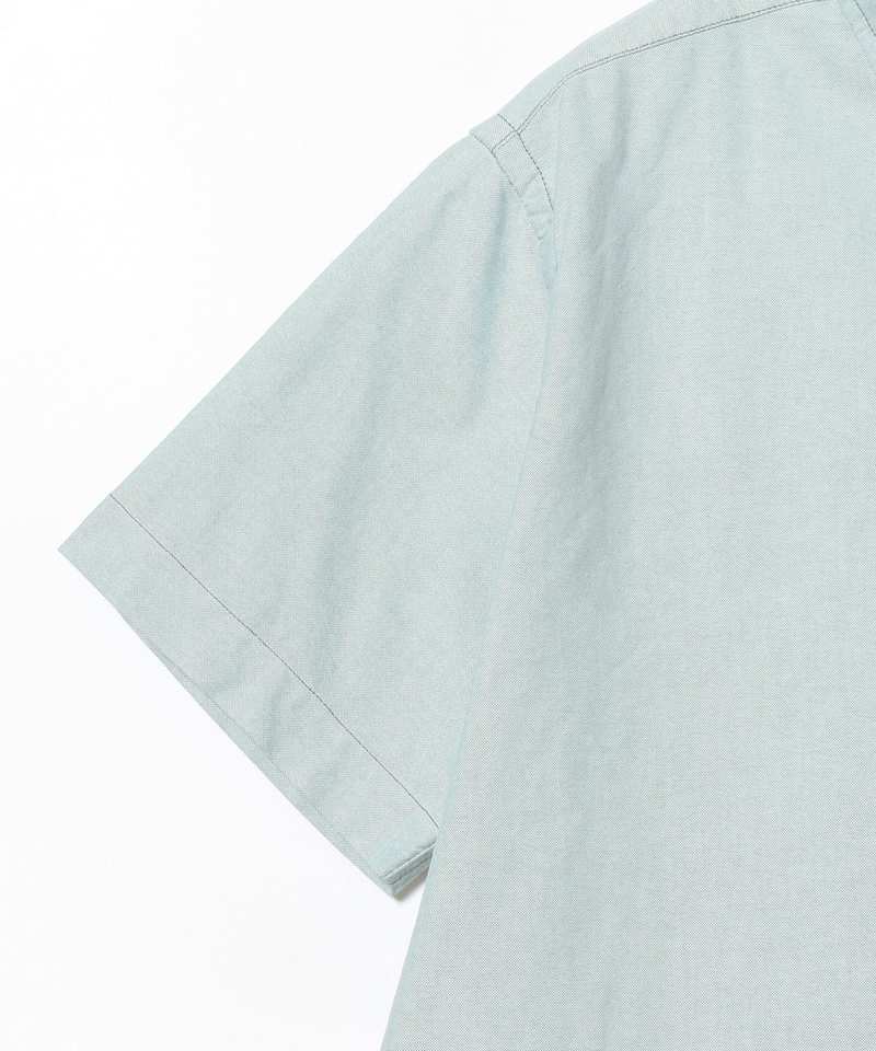 Beams Boy Big Button Down Short Sleeve Shirt - Green Beams Boy Big Button Down Short Sleeve Shirt - Green