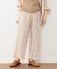 Beams Boy Multi Stripe Shirring Easy Pants - Cream - Thumbnail 6