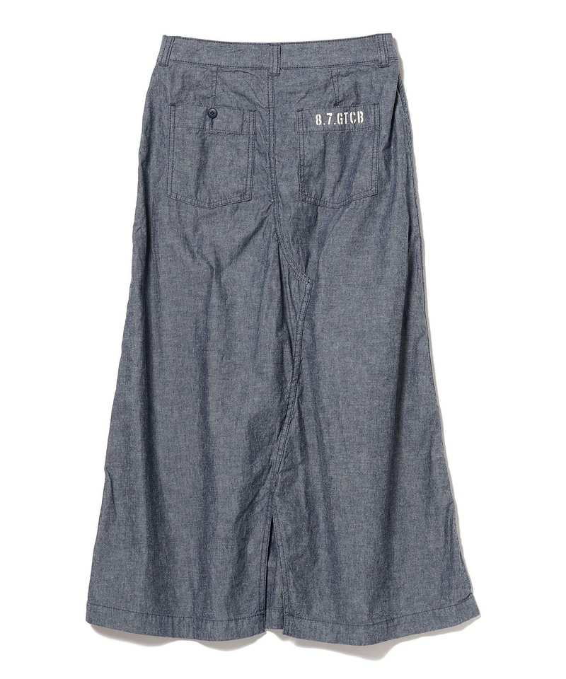 Beams BoyUS NAVY Sailor Pants Remake Skirt - Indigo Beams BoyUS NAVY Sailor Pants Remake Skirt - Indigo