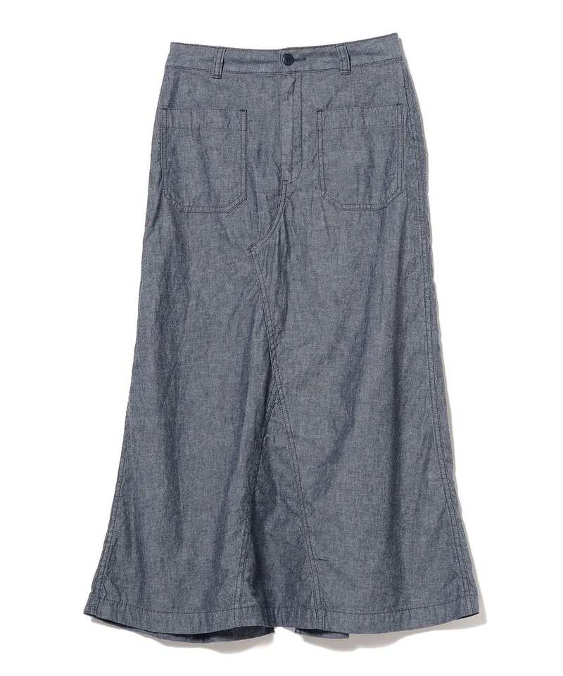 Beams BoyUS NAVY Sailor Pants Remake Skirt - Indigo Beams BoyUS NAVY Sailor Pants Remake Skirt - Indigo