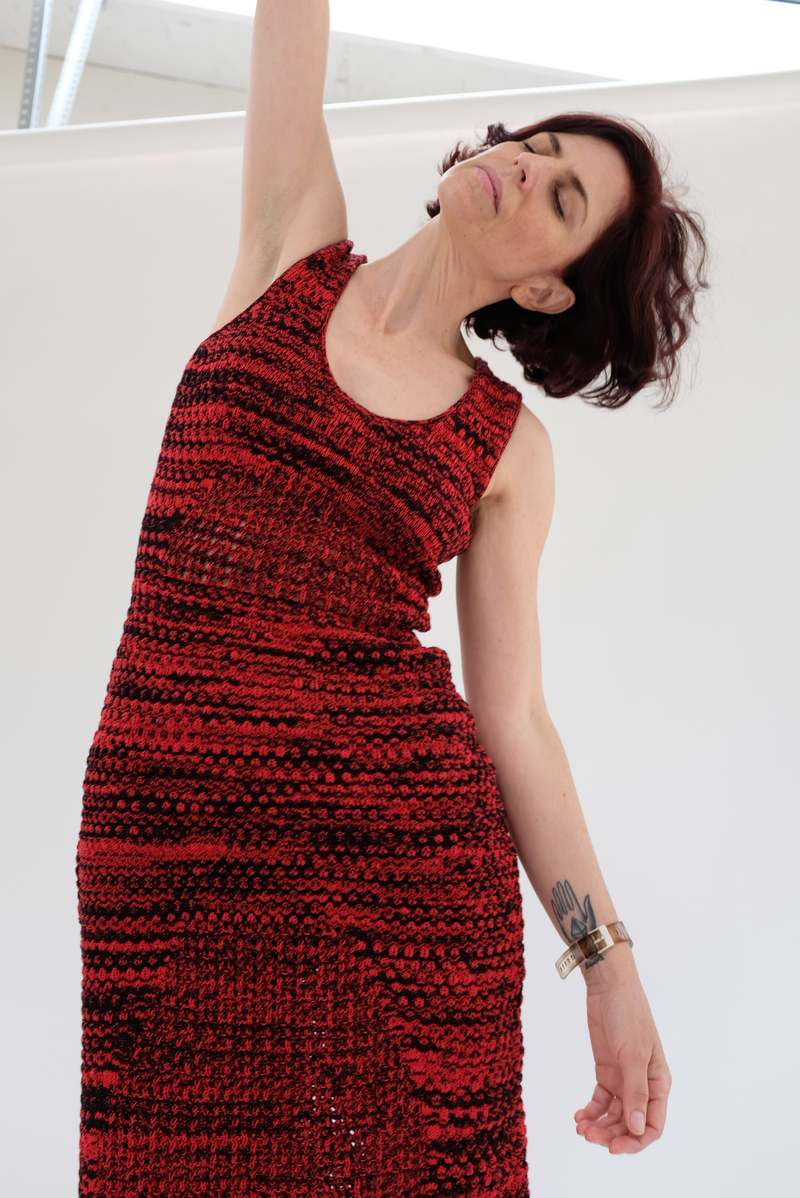 Beklina Haptic Tank Dress - Roja